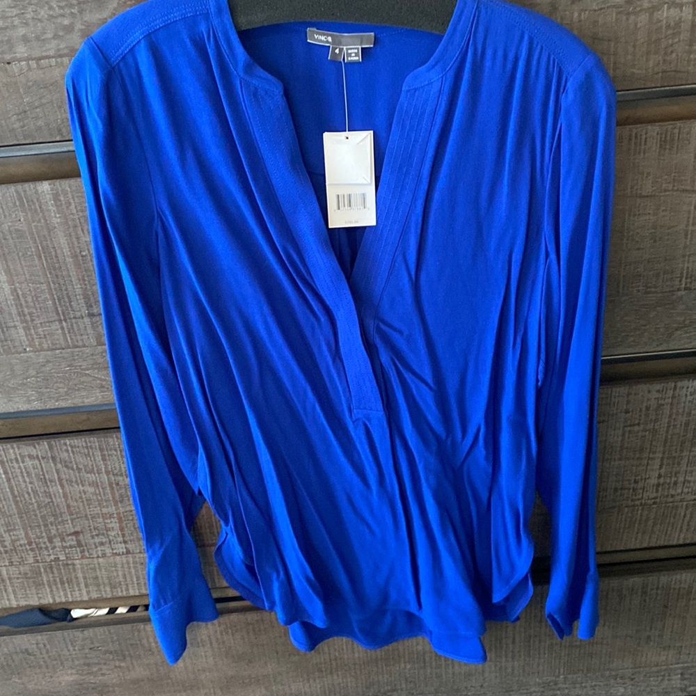 Vince classic half button down
